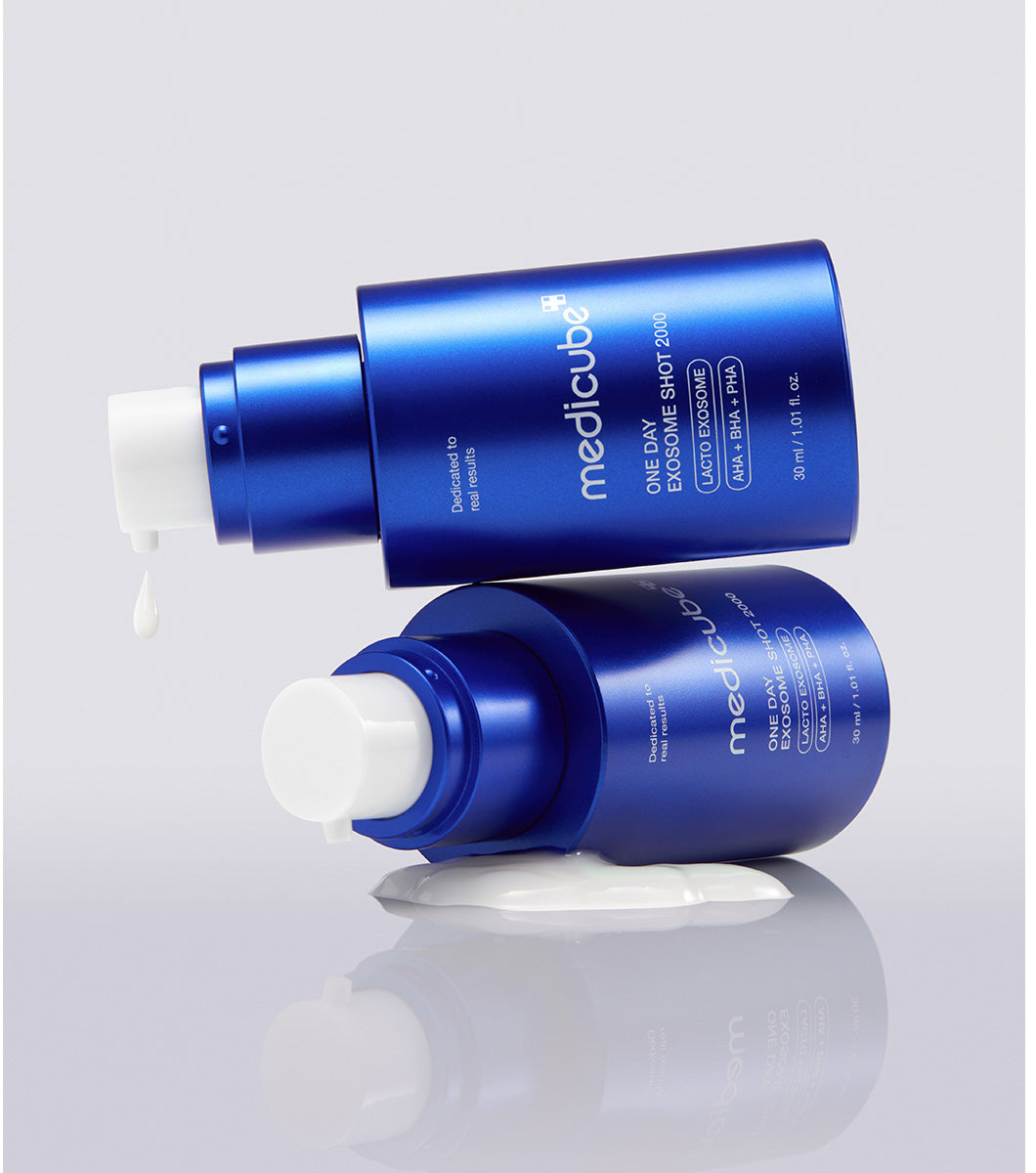 MEDICUBE ONE DAY EXOSOME SHOT 2000 30ml | Ampolla con micro-agujas recubiertas de exosomas
