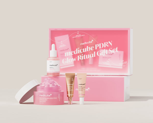 MEDICUBE PDRN Glow Gift Set - Set de Regalo Rutina Facial Mini (5 Piezas)