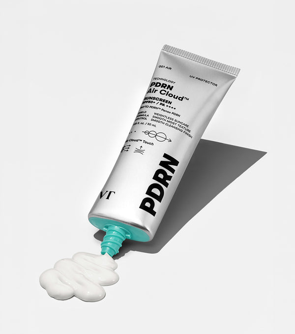 VT COSMETICS PDRN Air Cloud Sunscreen Protector Solar SPF50+ PA++++ PHYTO PDRN, Niacinamida y 9 Ácidos Hialurónicos Hidratación y Protección UV 50 ml