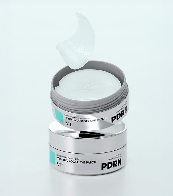 VT COSMETICS PDRN Hydrogel Eye Patches Parches de Hidrogel para Contorno de Ojos PDRN Vegano, Retinal y Colágeno Reducen Ojeras, Bolsas, Arrugas e Hinchazón 60 Parches (30 Pares)