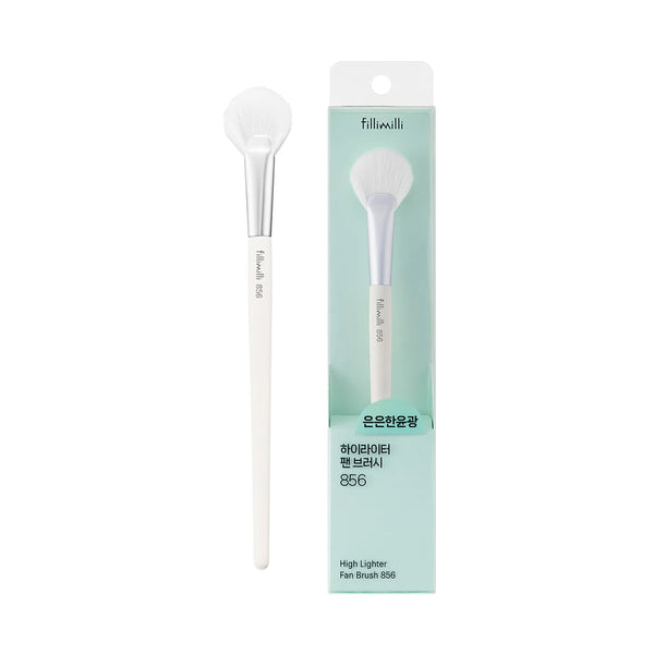FILLIMILLI Highlighter Fan Brush 856 - Brocha de Maquillaje