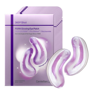 CENTELLIAN24 360º Shot PDRN glowing eye patch Parches de Hidrogel 6 Pares (12 Parches)