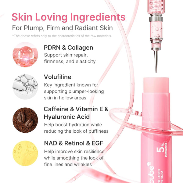 Medicube PDRN Pink Collagen Multi Balm | Bálsamo Facial Coreano con PDRN, Colágeno, Volufiline y NAD+