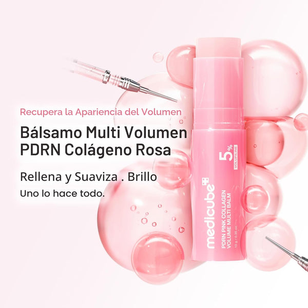Medicube PDRN Pink Collagen Multi Balm | Bálsamo Facial Coreano con PDRN, Colágeno, Volufiline y NAD+