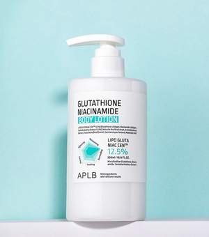 APLB Jabon Corporal Glutation Niacinamida 300ml Colágeno Hidrolizado Beta Glucano Escualano y Extractos Botánicos