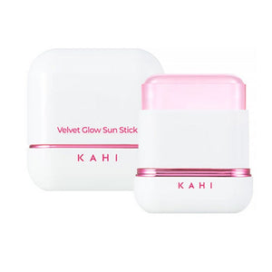 KAHI Velvet Glow Sun Stick 14g – Protector Solar en Barra Efecto Terciopelo con Aceite de Semilla de Girasol
