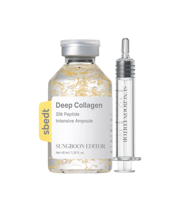 Sungboon Editor Deep Collagen Silk Peptide Intensive Ampoule 40ml – Ampolla Reafirmante Lifting Con Péptidos De Seda