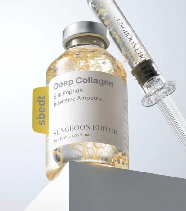 Sungboon Editor Deep Collagen Silk Peptide Intensive Ampoule 40ml – Ampolla Reafirmante Lifting Con Péptidos De Seda