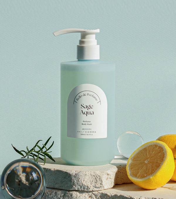 DAILY COMMA Bello de Perfume Body Wash 500ml – Gel de Ducha Perfumado con Extractos Botánicos y Fragancia