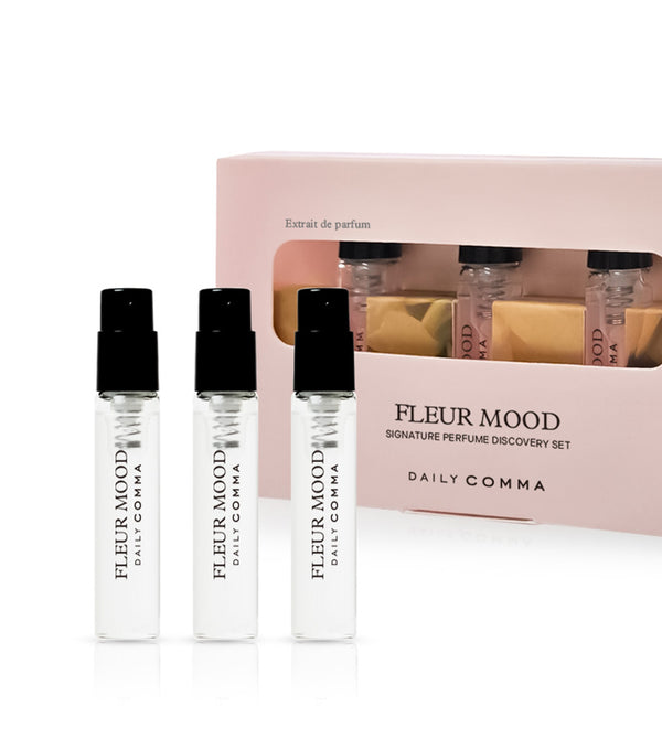 DAILY COMMA Signature Perfume Discovery Set 9.9ml – Set de Fragancias de Nicho con Notas Sensoriales Variadas