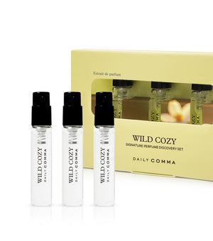 DAILY COMMA Signature Perfume Discovery Set 9.9ml – Set de Fragancias de Nicho con Notas Sensoriales Variadas