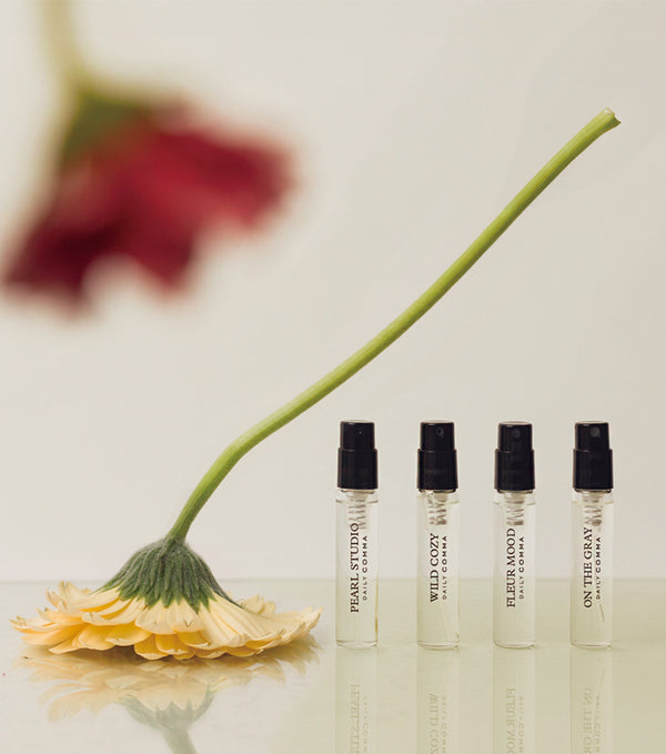 DAILY COMMA Signature Perfume Discovery Set 9.9ml – Set de Fragancias de Nicho con Notas Sensoriales Variadas