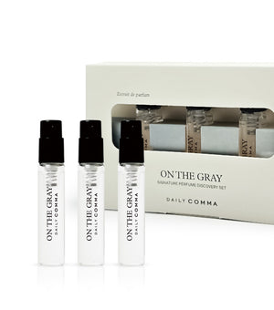 DAILY COMMA Signature Perfume Discovery Set 9.9ml – Set de Fragancias de Nicho con Notas Sensoriales Variadas