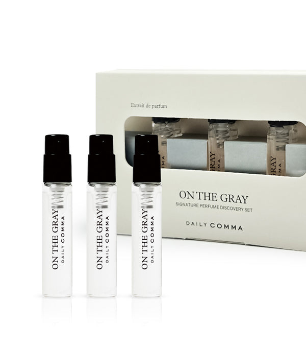 DAILY COMMA Signature Perfume Discovery Set 9.9ml – Set de Fragancias de Nicho con Notas Sensoriales Variadas