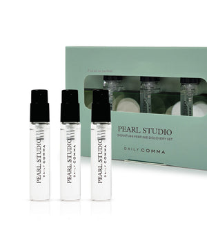 DAILY COMMA Signature Perfume Discovery Set 9.9ml – Set de Fragancias de Nicho con Notas Sensoriales Variadas