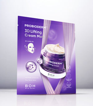 BIOHEAL BOH | Probioderm 3D Lifting Cream Mask 25ml – Mascarilla de Tela Reafirmante con Probióticos y Complejo Tensor.