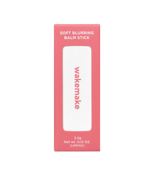 Wakemake Soft Blurring Balm Stick 3.5g – Labial En Barra Efecto Difuminado Con Polvo De Seda Y Aceite De Camelia