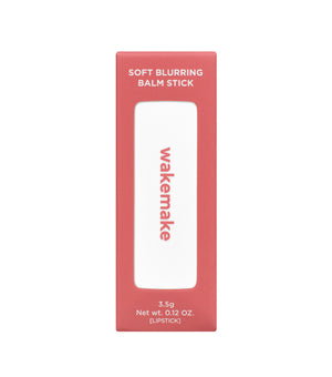 Wakemake Soft Blurring Balm Stick 3.5g – Labial En Barra Efecto Difuminado Con Polvo De Seda Y Aceite De Camelia