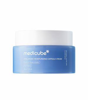 MEDICUBE Hyaluronic Moisturizing Capsule Cream 55g – Crema Hidratante Intensiva con Cápsulas de Ácido Hialurónico
