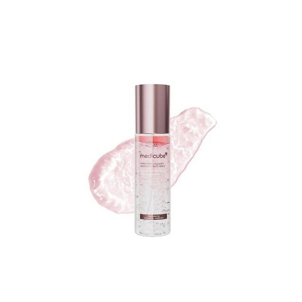MEDICUBE PDRN Pink Collagen Glow Jelly Mist Serum 100ml – Sérum en Bruma Iluminador con PDRN de Salmón