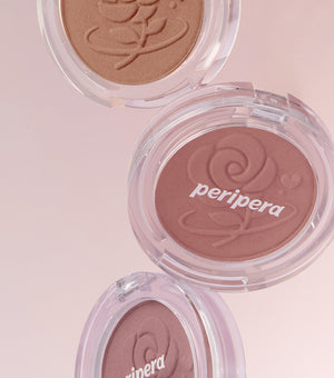PERIPERA Pure Blushed Sunshine Cheek – Rubor en Polvo Efecto Soft Focus y Acabado Natural Sedoso