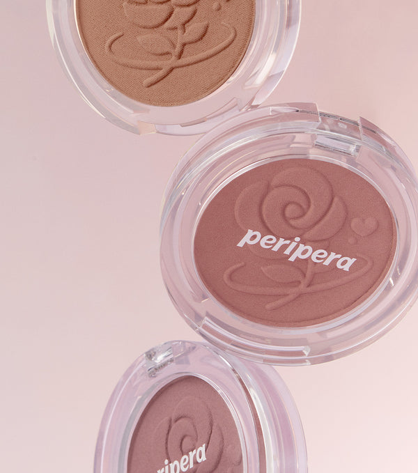 PERIPERA Pure Blushed Sunshine Cheek – Rubor en Polvo Efecto Soft Focus y Acabado Natural Sedoso