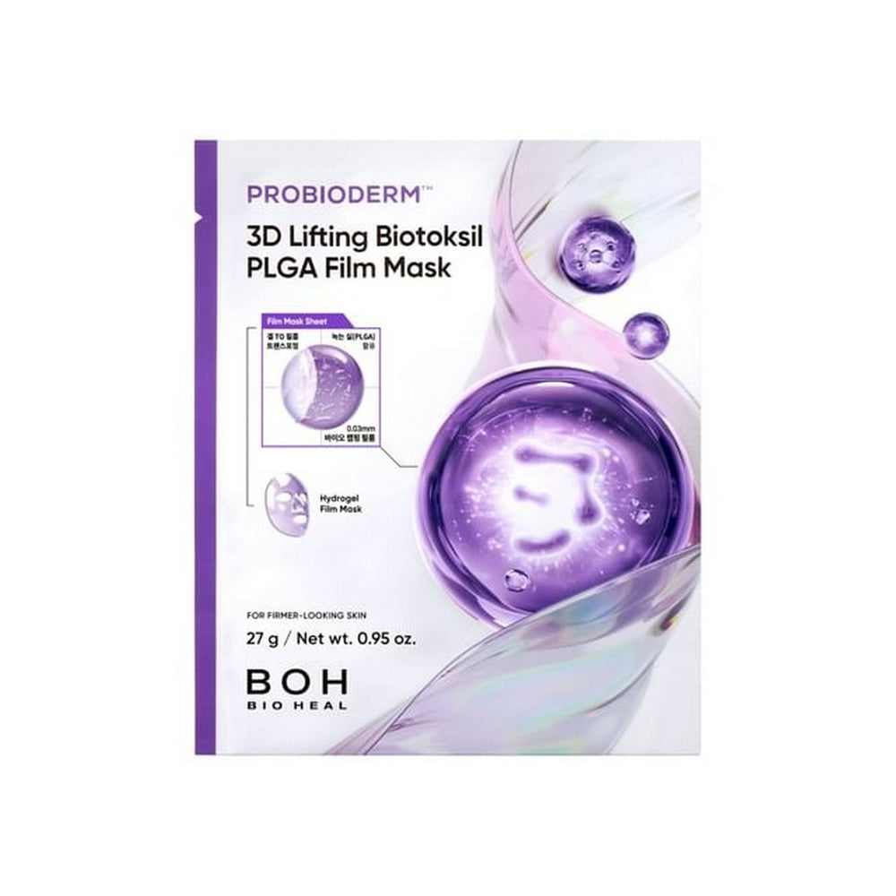 BIOHEAL BOH | Probioderm 3D Lifting Biotoksil PLGA Film Mask 15g – Mascarilla Efecto Lifting con Probióticos y Tecnología PLGA.