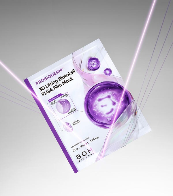 BIOHEAL BOH | Probioderm 3D Lifting Biotoksil PLGA Film Mask 15g – Mascarilla Efecto Lifting con Probióticos y Tecnología PLGA.