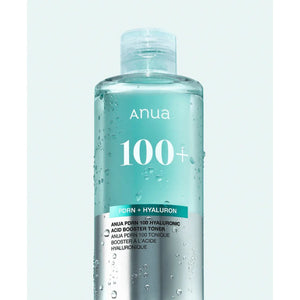 ANUA PDRN 100 Hyaluronic Acid Booster Toner 250ml - Tónico Hidratante y Revitalizante con PDRN y Ácido Hialurónico
