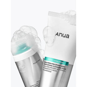 ANUA PDRN Hyaluronic Acid Moisturizing Cleansing Foam 150ml - Espuma Limpiadora Hidratante con PDRN y Ácido Hialurónico