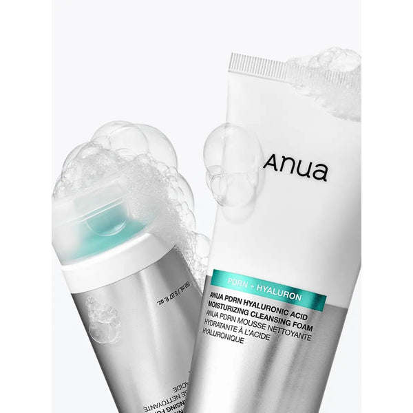 ANUA PDRN Hyaluronic Acid Moisturizing Cleansing Foam 150ml - Espuma Limpiadora Hidratante con PDRN y Ácido Hialurónico