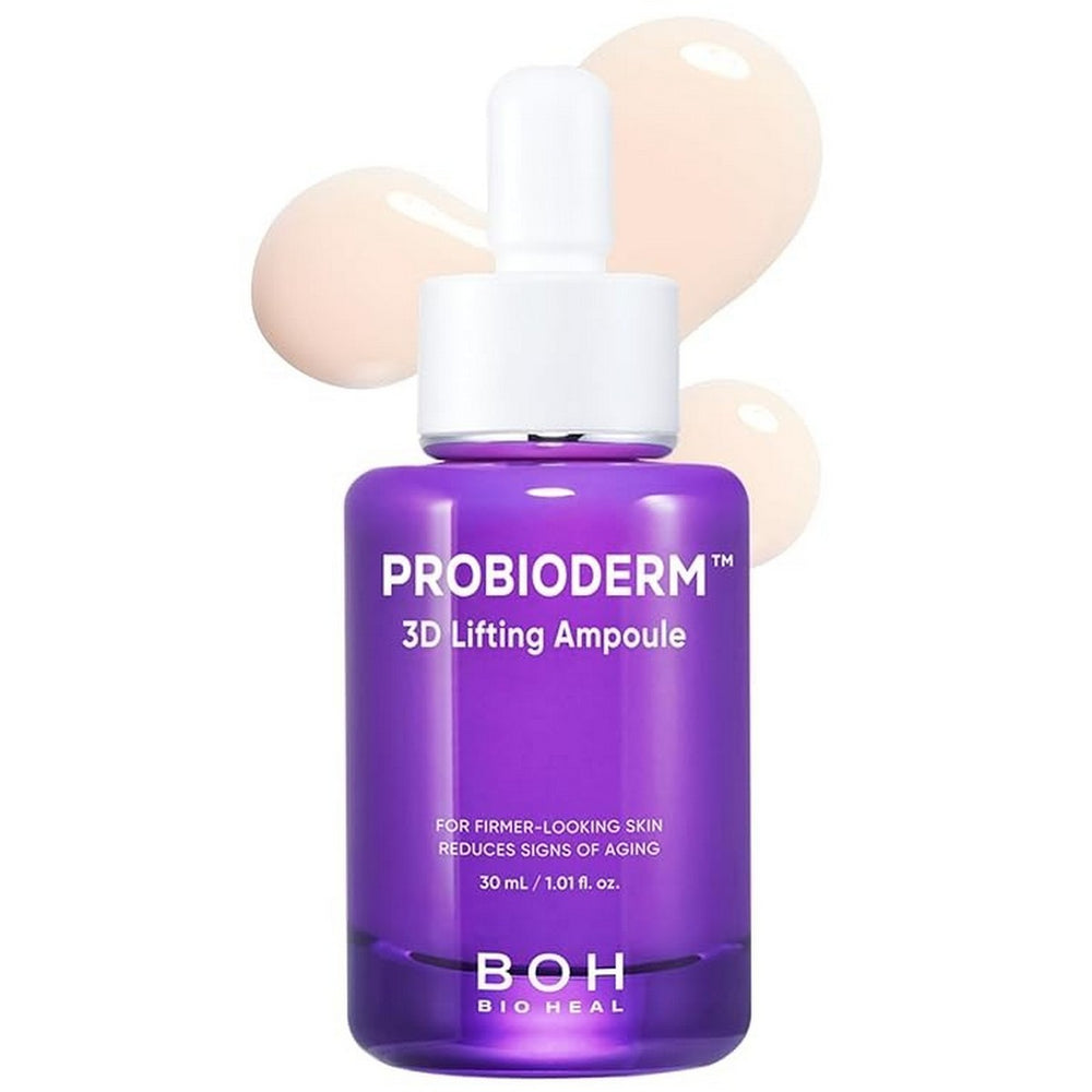 BIOHEAL BOH | Probioderm 3D Lifting Ampoule 30ml – Serum Reafirmante y Escultor con Probióticos, Péptidos y PLGA.