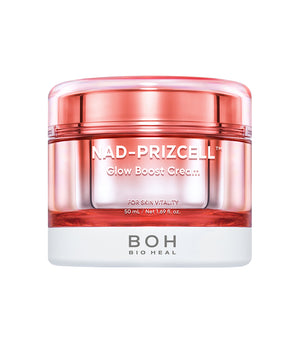 BIOHEAL BOH | Nad-Prizcell Glow Boost Cream 50ml – Crema Hidratante Iluminadora con Nad-Prizcell™, Glutatión y Niacinamida.