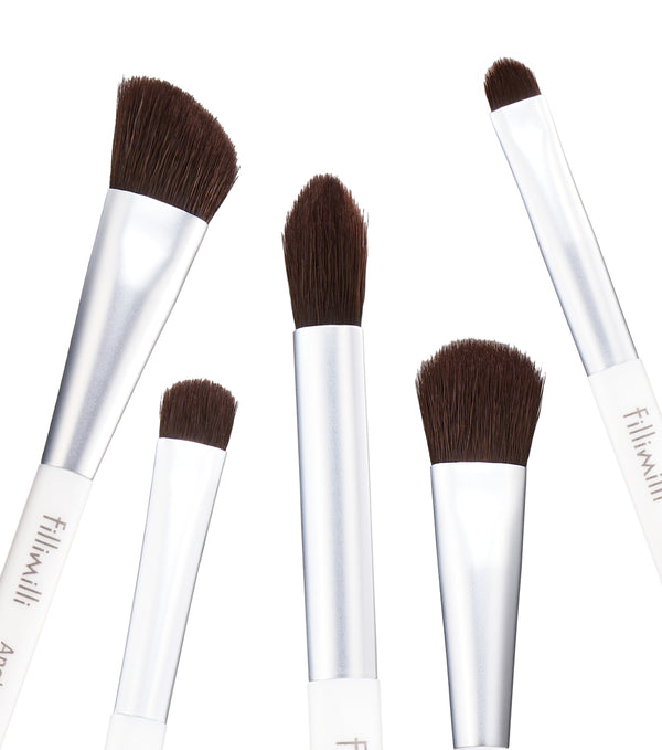 FILLIMILLI Eye Makeup Brush Kit 6 pzs – Juego de Brochas para Ojos con Cerdas Sintéticas Premium
