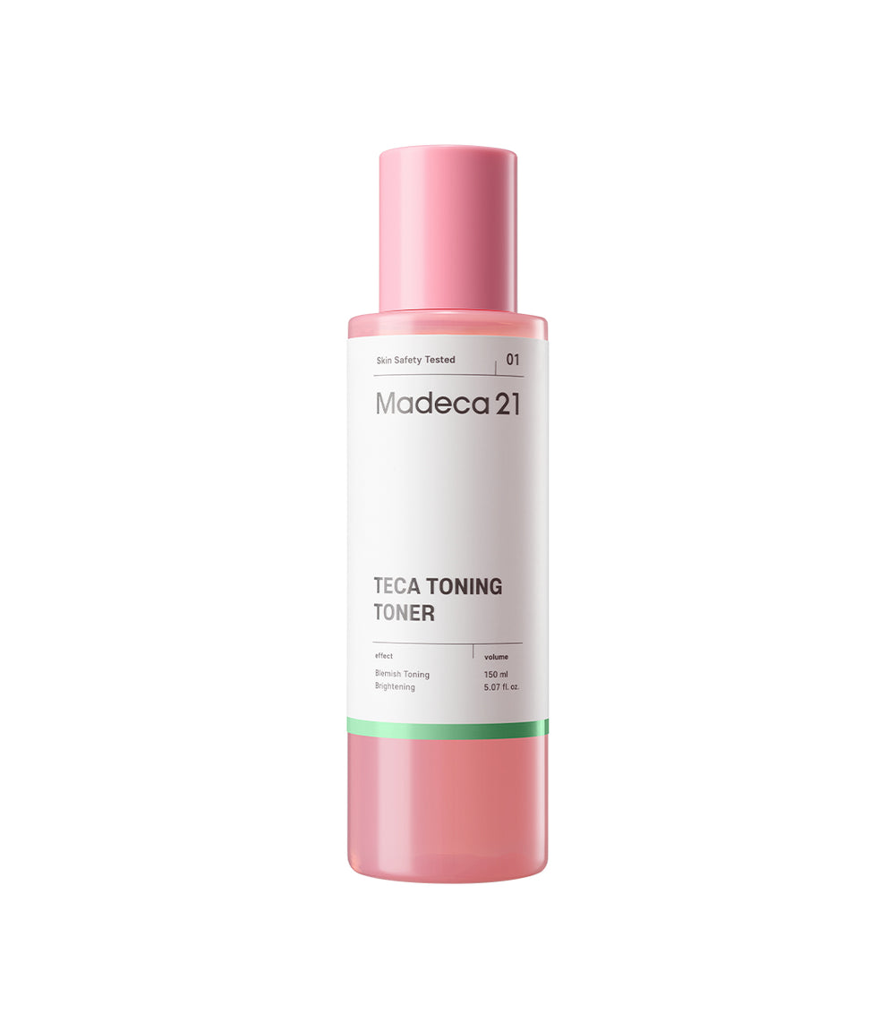 MADECA21 Teca Toning Toner 150ml – Tónico Facial Iluminador y Equilibrante con Niacinamida y Complejo TECA