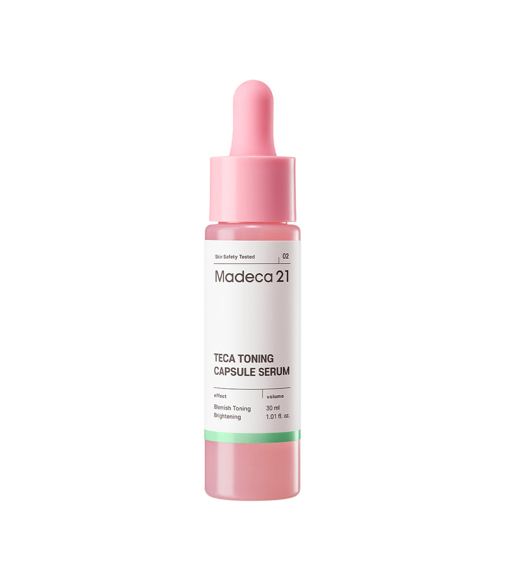 MADECA21 Teca Toning Capsule Serum 30ml – Sérum Facial Iluminador y Suavizante con Niacinamida