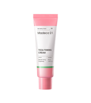 MADECA21 Teca Toning Cream 50ml – Crema Facial Unificadora de Tono e Iluminadora con Niacinamida
