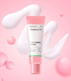 MADECA21 Teca Toning Cream 50ml – Crema Facial Unificadora de Tono e Iluminadora con Niacinamida