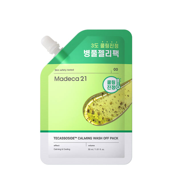 MADECA21 Tecassoside Calming Wash Off Pack 30ml – Mascarilla Facial Calmante y Refrescante con TECAsoide™