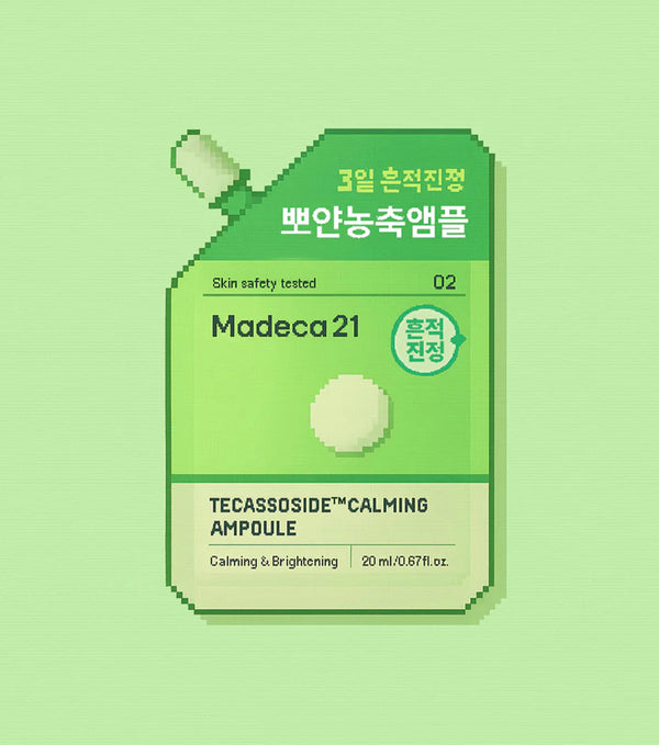 MADECA21 Tecassoside Calming Ampoule 20ml – Ampolla Facial Calmante y Antimanchas con TECAsoide™