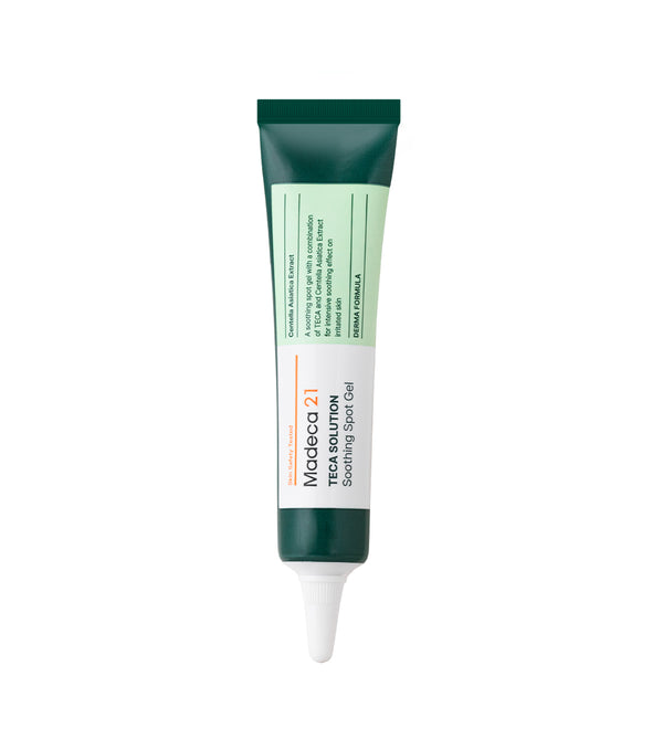 MADECA21 Teca Solution Soothing Spot Gel 15ml – Gel Facial Calmante Localizado con Complejo TECA y Ácido Salicílico