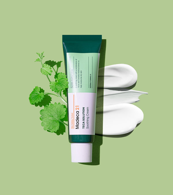 MADECA21 Teca Solution Soothing Cream 50ml – Crema Facial Hidratante y Calmante con Centella Asiática
