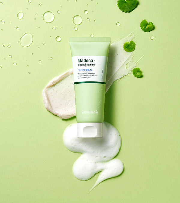 CENTELLIAN24 | Madeca Amino Acid Cleansing Foam 160g – Limpiador Facial Hidratante con Aminoácidos y Centella Asiática.