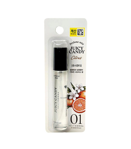 DAILY COMMA Aroma Perfume Mist 15ml – Fragancia Portátil Unisex con Notas de Almizcle Blanco