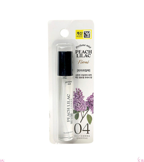 DAILY COMMA Aroma Perfume Mist 15ml – Fragancia Portátil Unisex con Notas de Almizcle Blanco