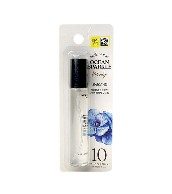 DAILY COMMA Aroma Perfume Mist 15ml – Fragancia Portátil Unisex con Notas de Almizcle Blanco