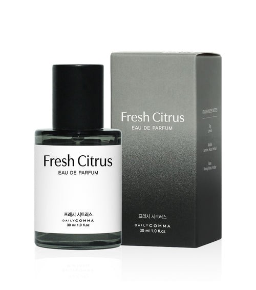 DAILY COMMA Most Eau de Parfum Fresh Citrus 30ml – Fragancia Refrescante con Notas de Cítricos Chispeantes