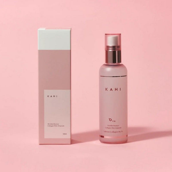 KAHI Seoul Wrinkle Bounce Collagen Mist Ampoule 100ml – Bruma de Ampolla Hidratante y Antiedad con Extracto de Colágeno de Salmón