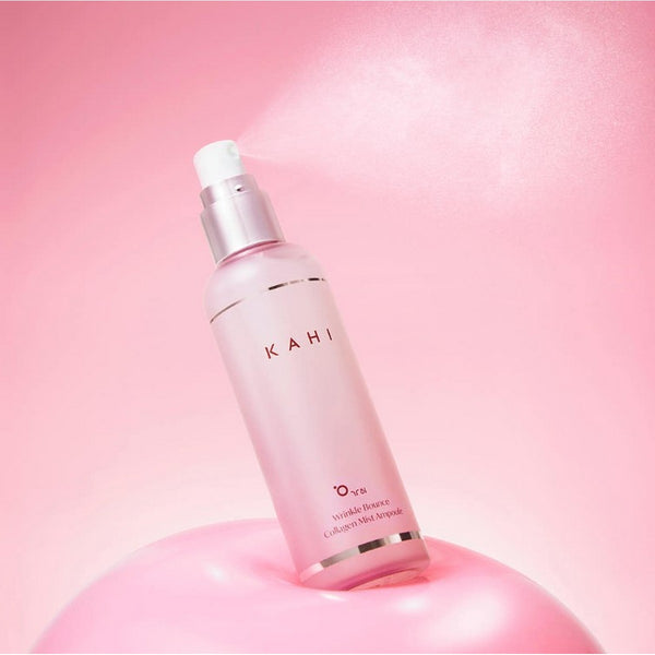 KAHI Seoul Wrinkle Bounce Collagen Mist Ampoule 100ml – Bruma de Ampolla Hidratante y Antiedad con Extracto de Colágeno de Salmón