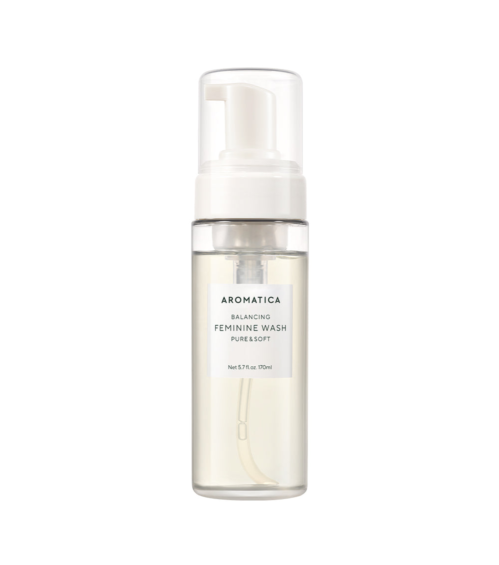 AROMATICA Pure & Soft Feminine Wash 170ml – Gel de Higiene Íntima Suave con Ácido Láctico